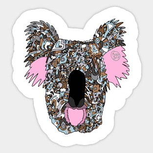 Mind of a Koala Sticker